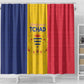 Chad Flag Style Shower Curtain African Pattern - African Pride