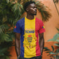 Personalized Chad Flag Style T shirt African Pattern - African Pride
