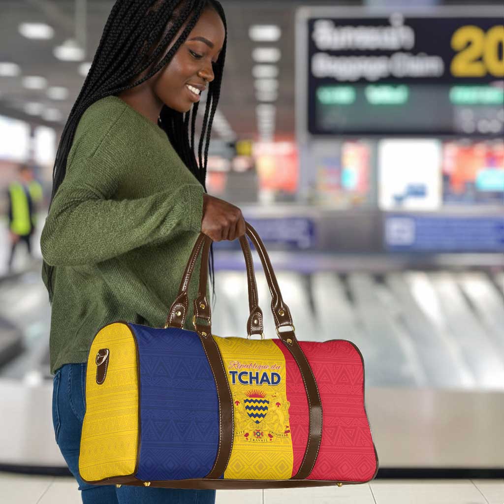Chad Travel Bag Coat Of Arms - Flag Style