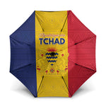 Chad Umbrella Coat Of Arms - Flag Style