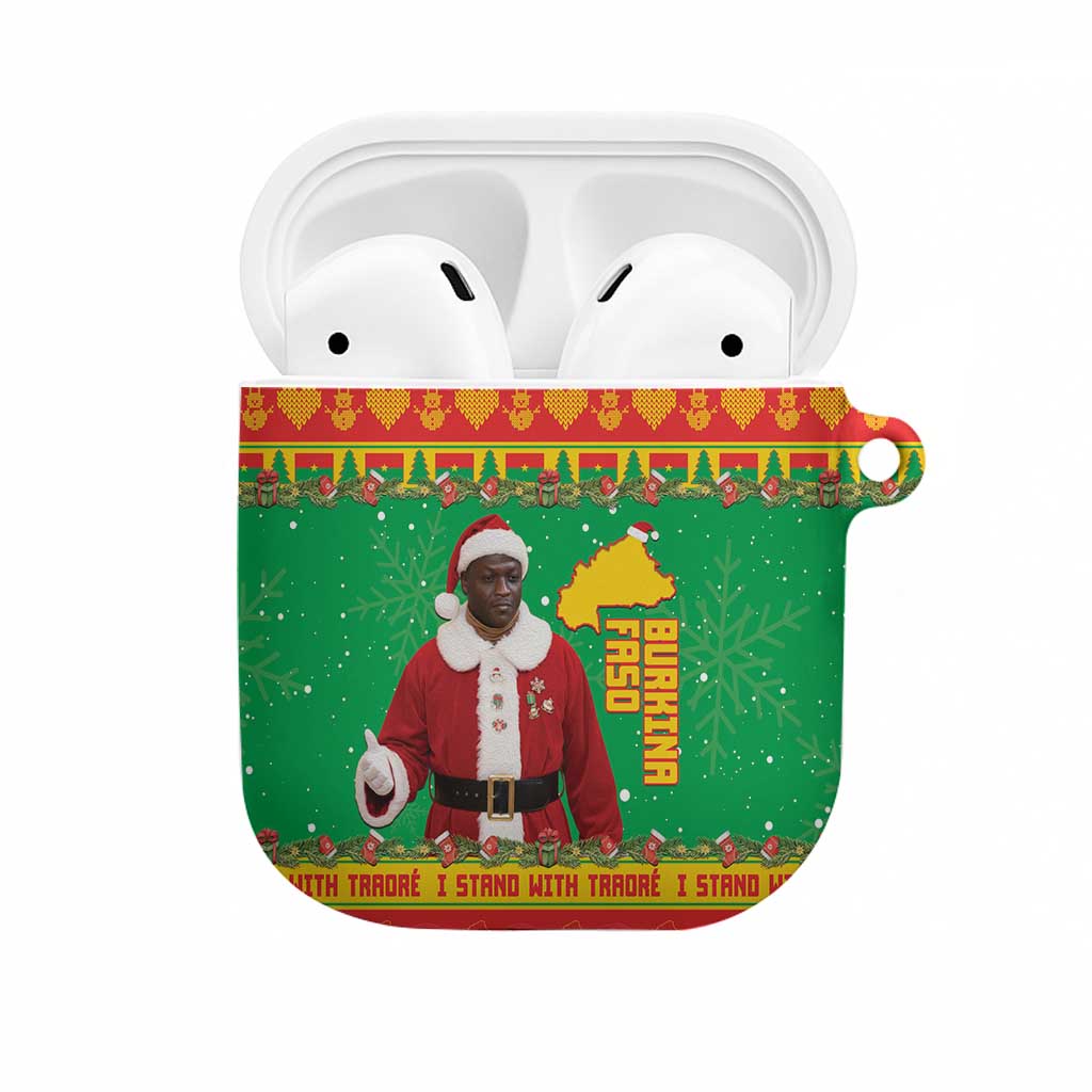 Burkina Faso Christmas AirPods Case I Stand With Traore