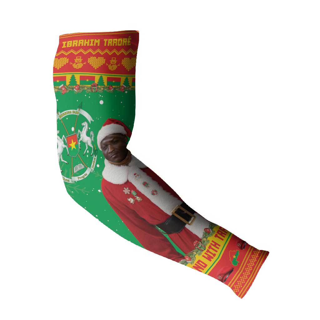 Burkina Faso Christmas Arm Sleeves I Stand With Traore