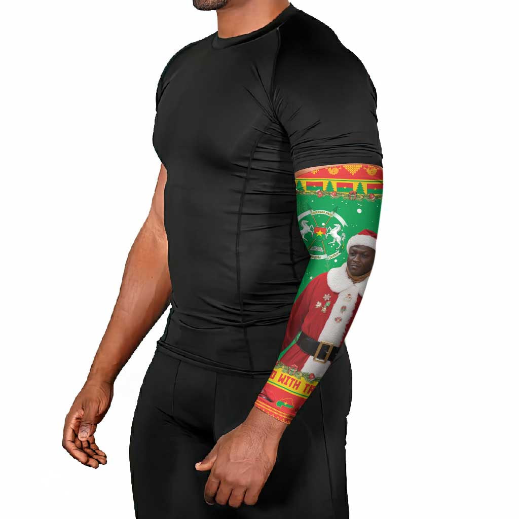 Burkina Faso Christmas Arm Sleeves I Stand With Traore
