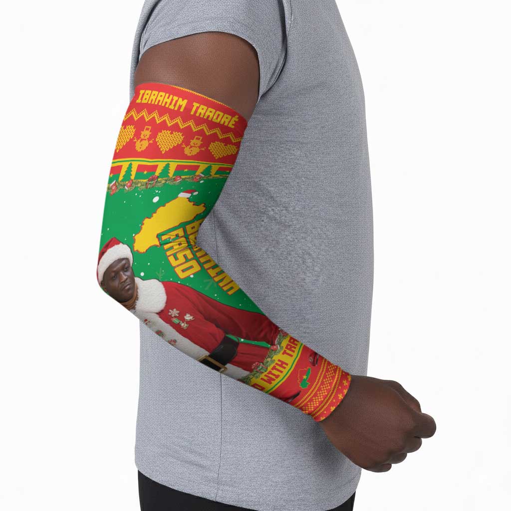 Burkina Faso Christmas Arm Sleeves I Stand With Traore