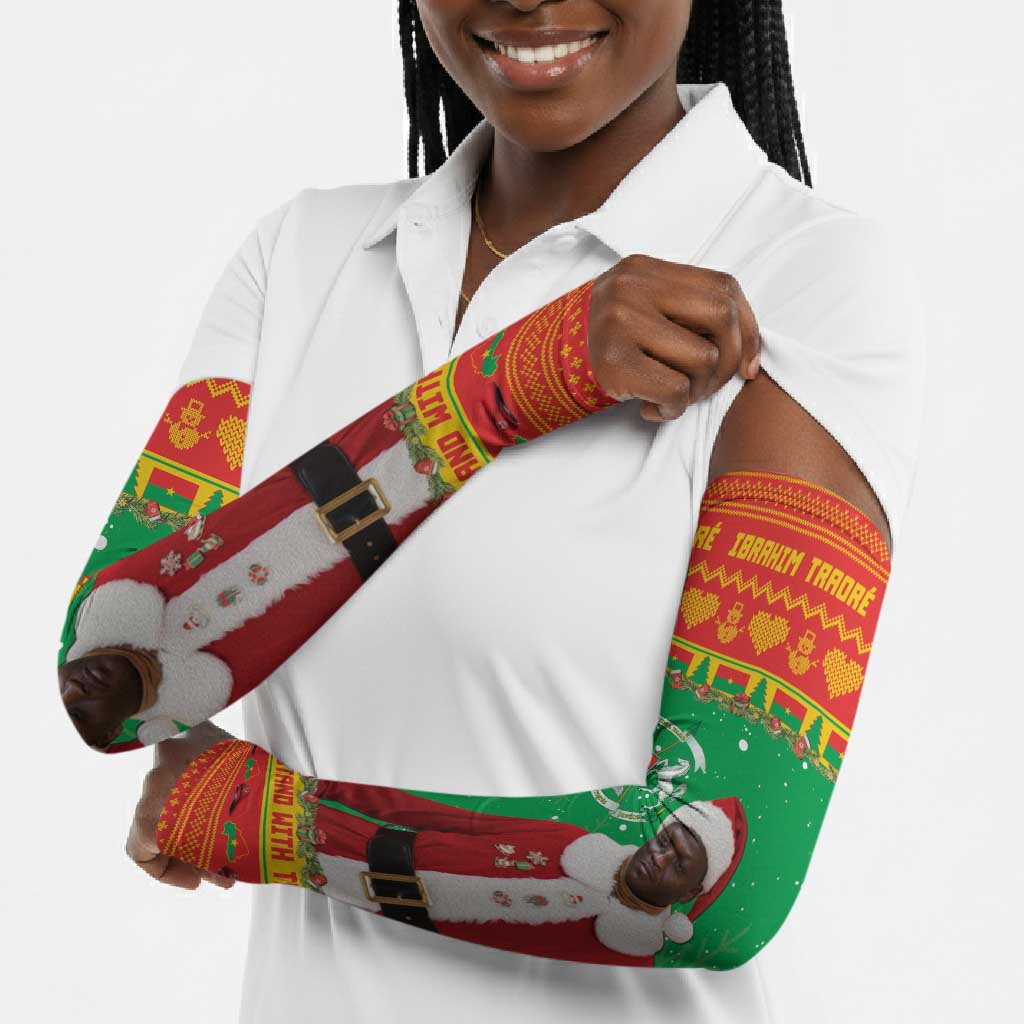 Burkina Faso Christmas Arm Sleeves I Stand With Traore