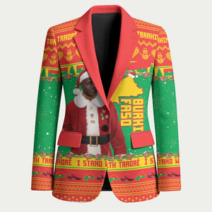 Burkina Faso Christmas Blazer I Stand With Traore