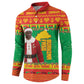 Burkina Faso Christmas Button Sweatshirt I Stand With Traore