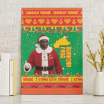 Afro Burkina Faso Christmas Spirit Canvas Wall Art Stand With Traore Stand With Hope - African Pride