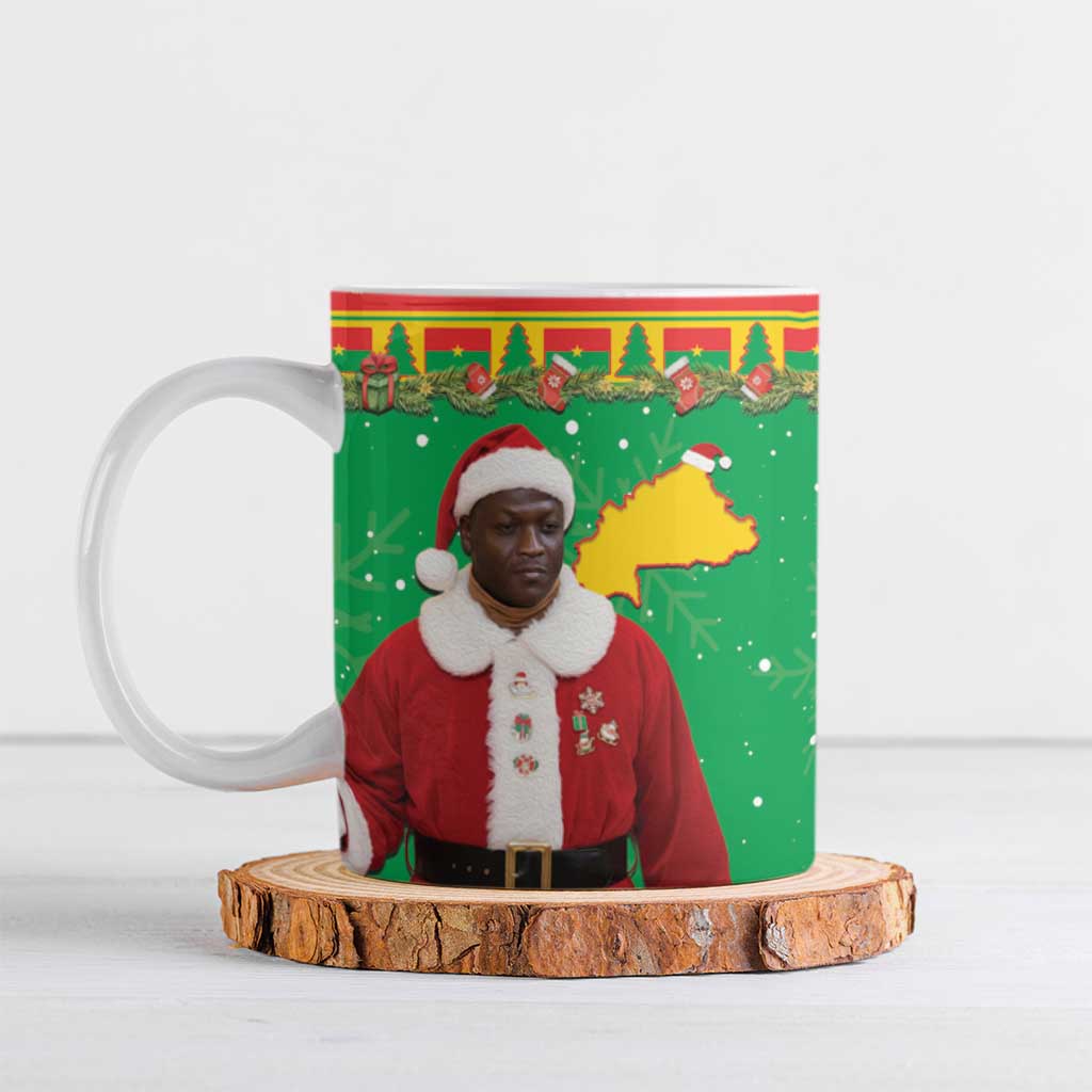 Burkina Faso Christmas Ceramic Mug I Stand With Traore