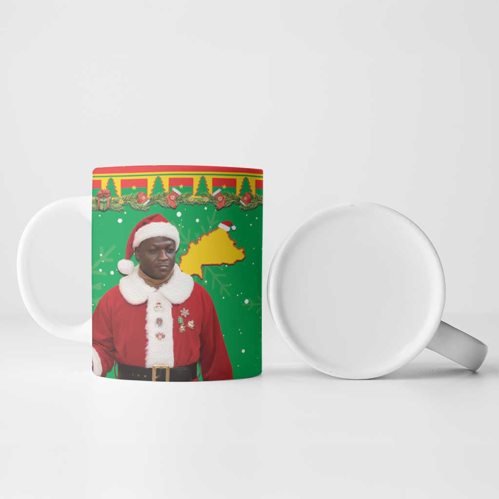 Burkina Faso Christmas Ceramic Mug I Stand With Traore