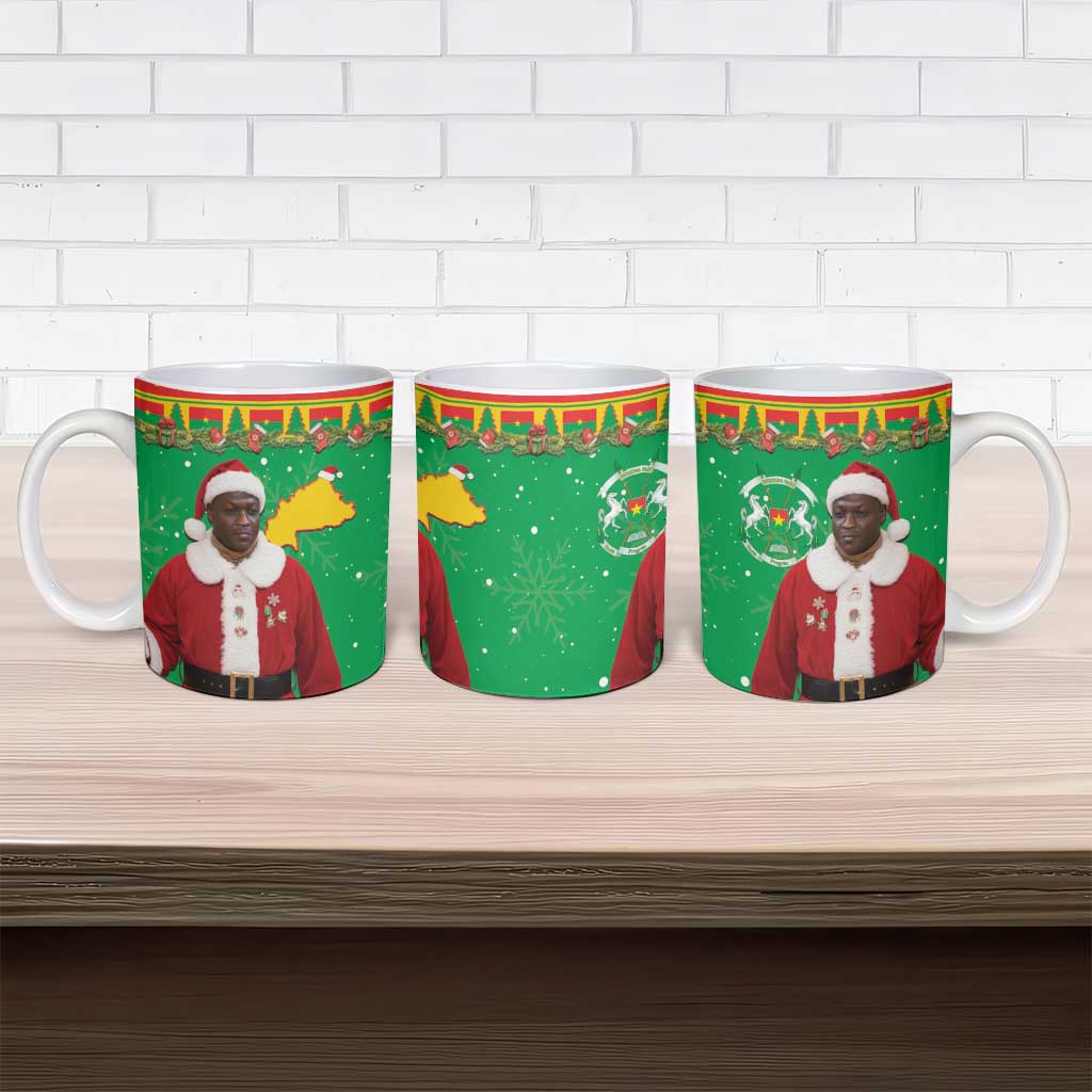 Burkina Faso Christmas Ceramic Mug I Stand With Traore