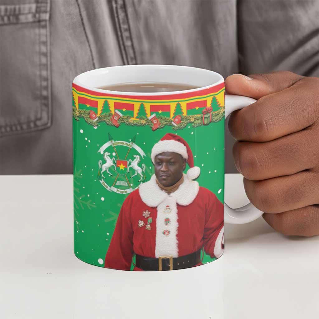 Burkina Faso Christmas Ceramic Mug I Stand With Traore