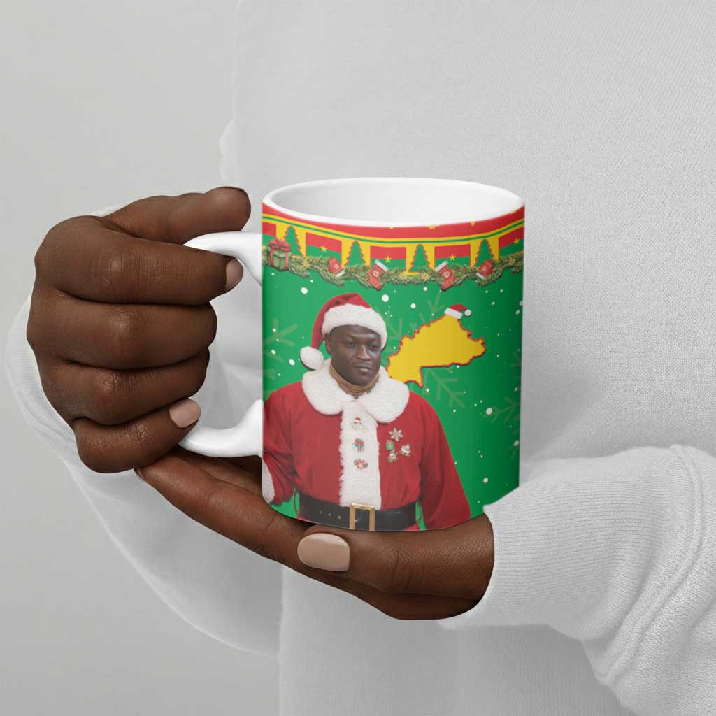 Burkina Faso Christmas Ceramic Mug I Stand With Traore