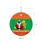 Afro Christmas in Burkina Faso Ibrahim Traore Ceramic Ornament Merry Christmas - African Pride