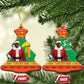 Afro Christmas in Burkina Faso Ibrahim Traore Ceramic Ornament Merry Christmas - African Pride