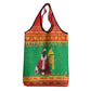 Afro Burkina Faso Christmas Spirit Grocery Bag Stand With Traore Stand With Hope - African Pride