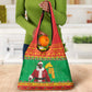 Afro Burkina Faso Christmas Spirit Grocery Bag Stand With Traore Stand With Hope - African Pride