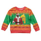 Afro Christmas in Burkina Faso Ibrahim Traore Kid Ugly Christmas Sweater Merry Christmas - African Pride