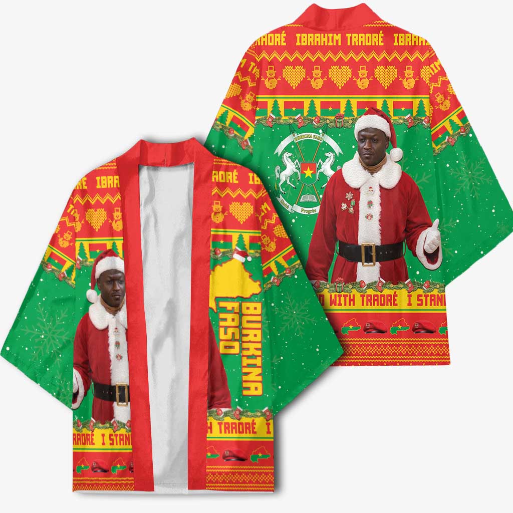 Burkina Faso Christmas Kimono I Stand With Traore