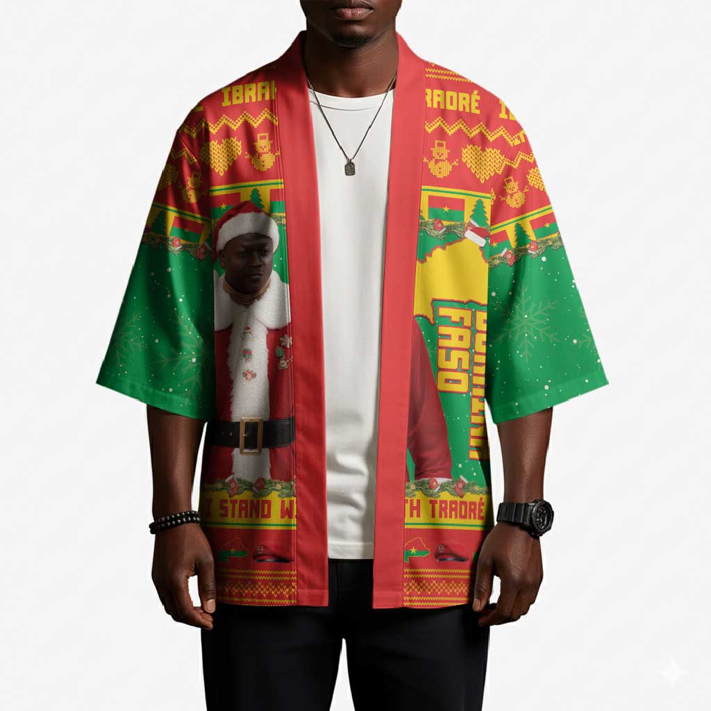 Burkina Faso Christmas Kimono I Stand With Traore