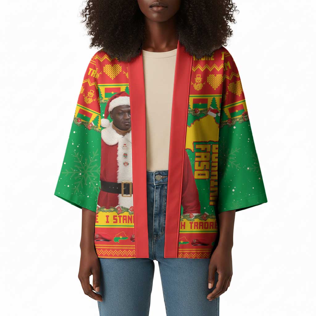 Burkina Faso Christmas Kimono I Stand With Traore