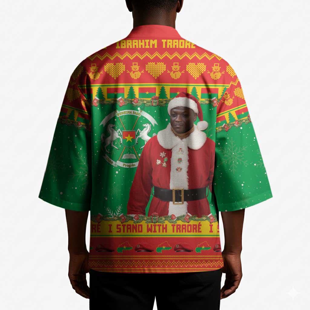 Burkina Faso Christmas Kimono I Stand With Traore