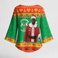 Burkina Faso Christmas Kimono Sleeve Blouse I Stand With Traore