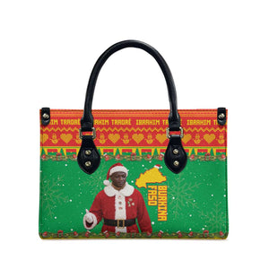 Burkina Faso Christmas Leather Bag I Stand With Traore