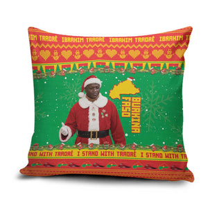 Burkina Faso Christmas Pillow Cover I Stand With Traore