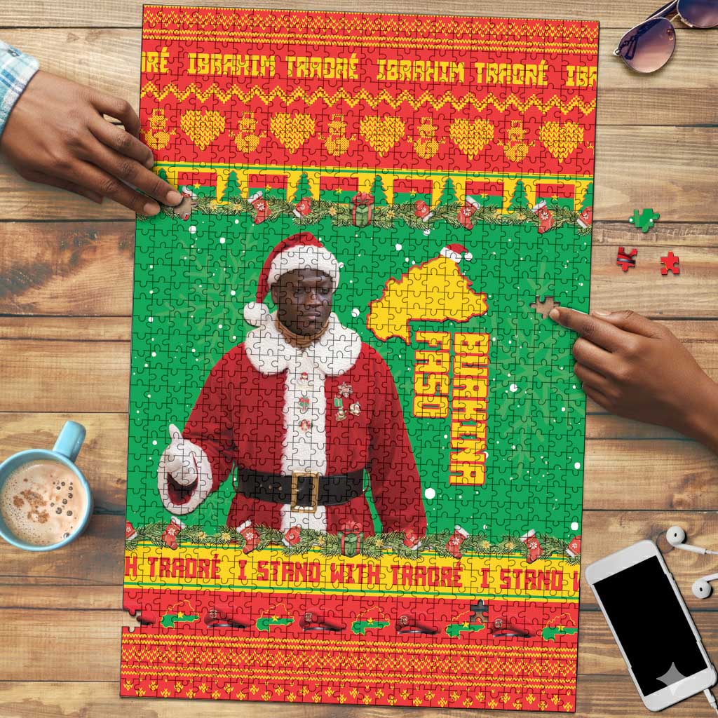 Burkina Faso Christmas Puzzle I Stand With Traore