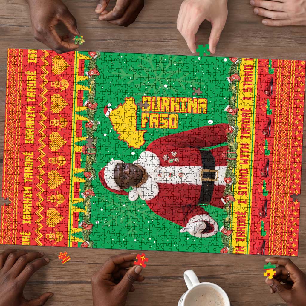 Burkina Faso Christmas Puzzle I Stand With Traore