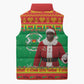Burkina Faso Christmas Sleeveless Puffer Jacket I Stand With Traore