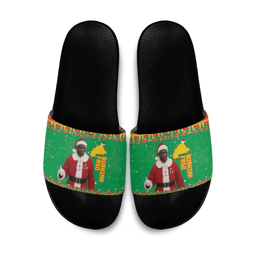 Burkina Faso Christmas Slide Sandals I Stand With Traore