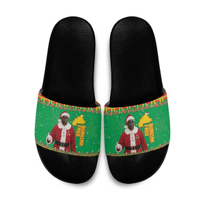 Burkina Faso Christmas Slide Sandals I Stand With Traore