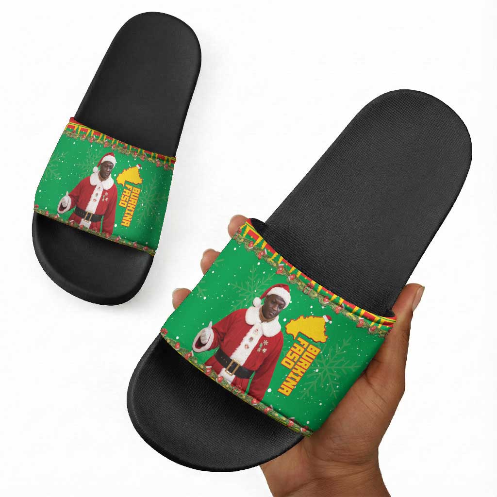 Burkina Faso Christmas Slide Sandals I Stand With Traore