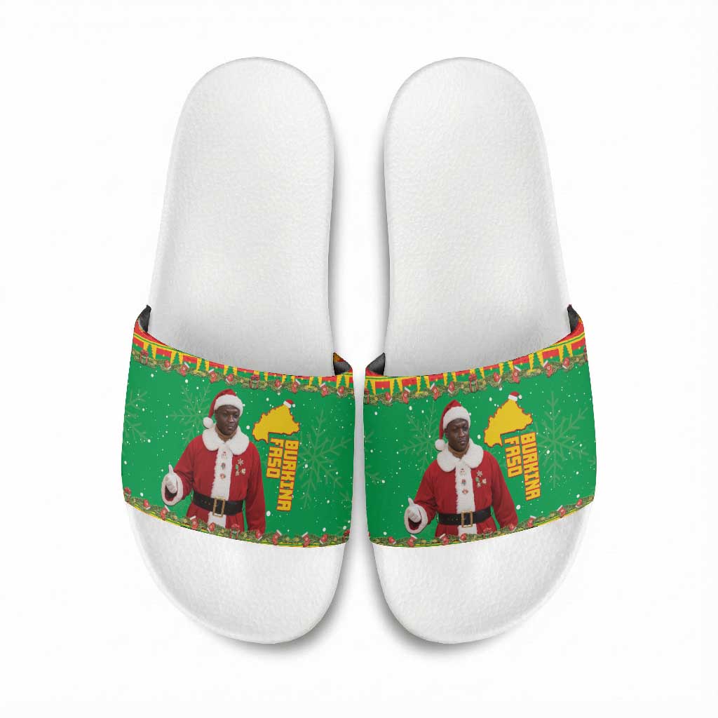 Burkina Faso Christmas Slide Sandals I Stand With Traore