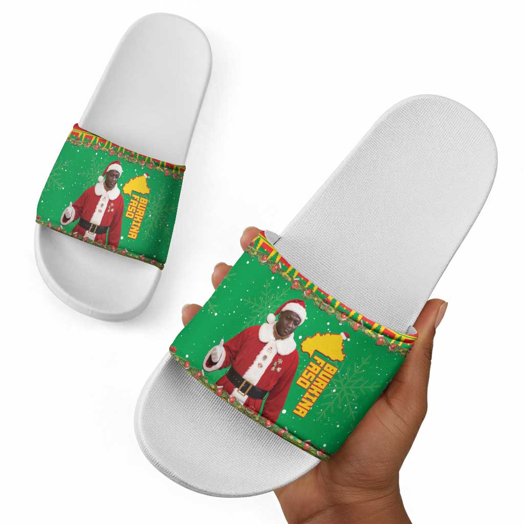 Burkina Faso Christmas Slide Sandals I Stand With Traore