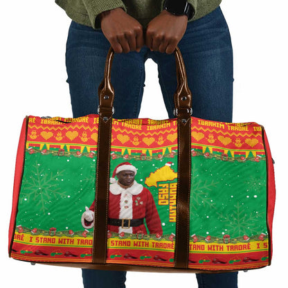Burkina Faso Christmas Travel Bag I Stand With Traore
