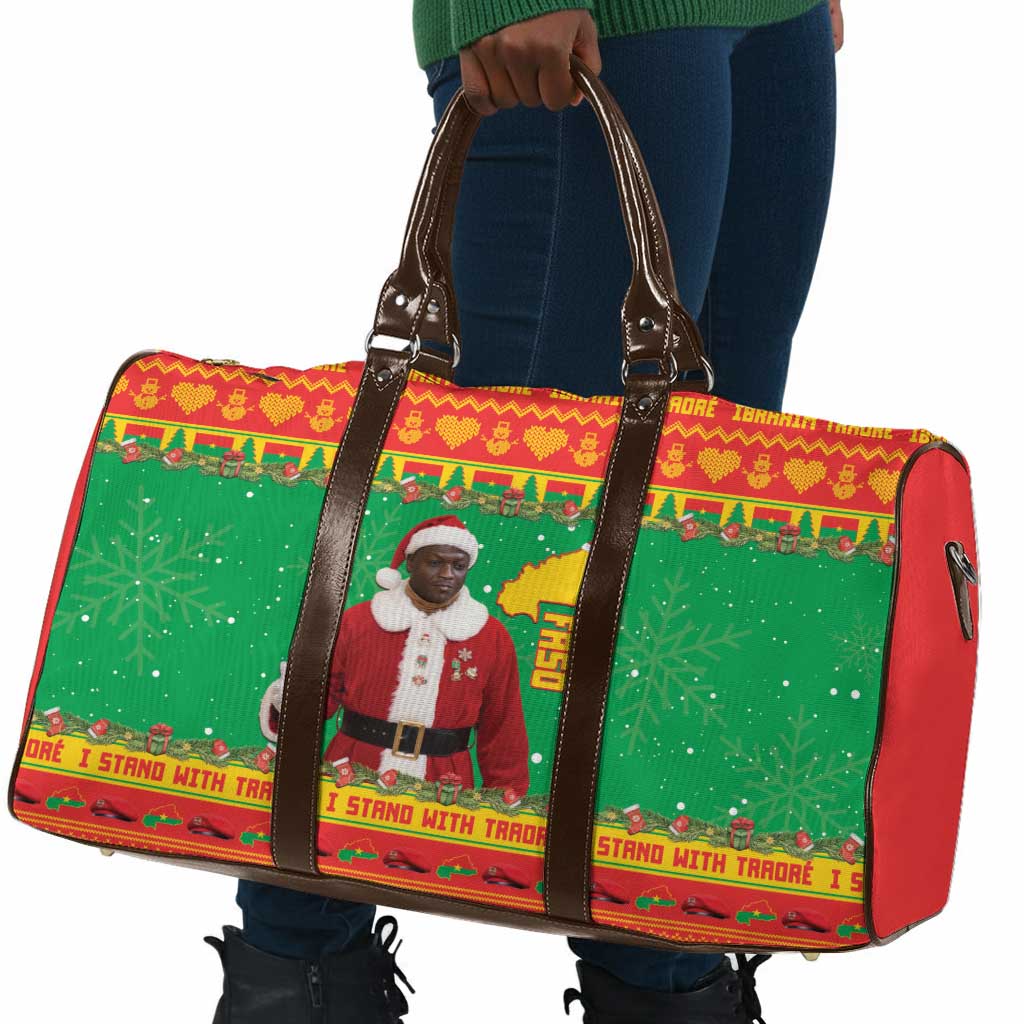 Burkina Faso Christmas Travel Bag I Stand With Traore