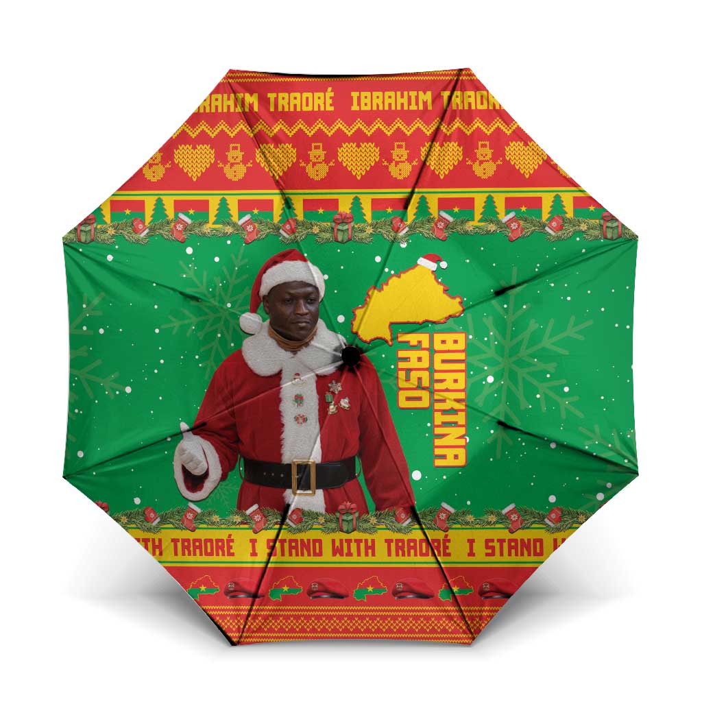 Burkina Faso Christmas Umbrella I Stand With Traore