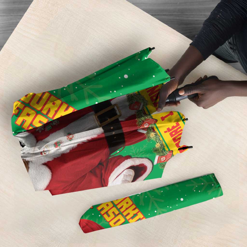 Burkina Faso Christmas Umbrella I Stand With Traore