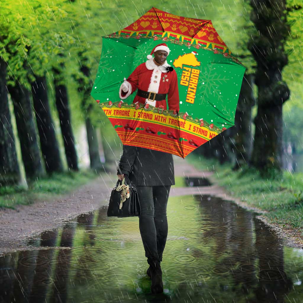 Burkina Faso Christmas Umbrella I Stand With Traore