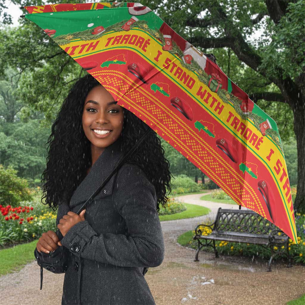Burkina Faso Christmas Umbrella I Stand With Traore