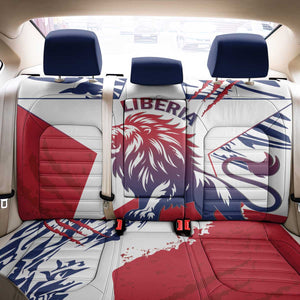 Personalised Afro Liberia Back Car Seat Cover African King Lion - Grunge Style