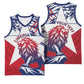 Personalised Afro Liberia Basketball Jersey African King Lion - Grunge Style LT15