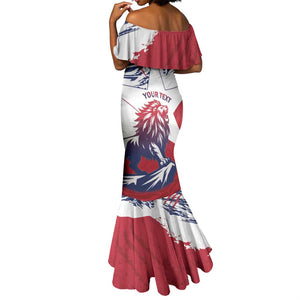 Personalised Afro Liberia Mermaid Dress African King Lion - Grunge Style