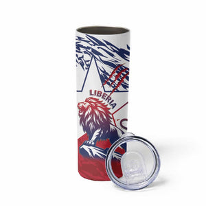 Personalised Afro Liberia Skinny Tumbler African King Lion - Grunge Style