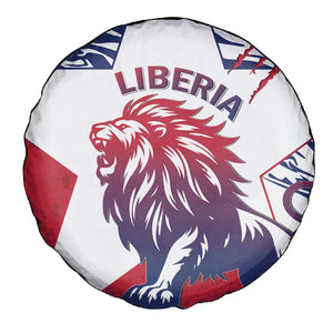 Personalised Afro Liberia Spare Tire Cover African King Lion - Grunge Style