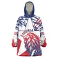 Personalised Afro Liberia Wearable Blanket Hoodie African King Lion - Grunge Style