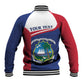 Personalised Liberia African Baseball Jacket Coat Of Arms Flag LT15